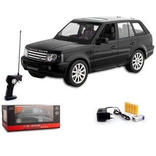 MEGA COCHE RADIOCONTROL GRANDE CON ILUMINACI&Oacute;N - NEGRO