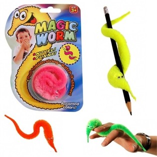 GUSANO M&Aacute;GICO TWISTY EN TARJETA (12 uds.)