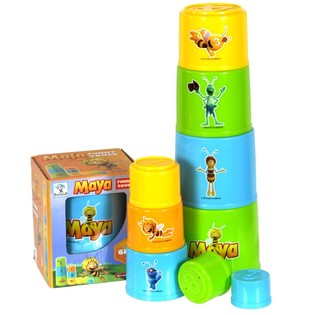 MAYA LA ABEJA TORRE DE BLOQUES FUNNY TOWER (6 uds.)