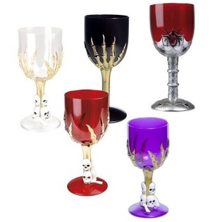 COPAS DE VINO TERROR&Iacute;FICAS / C&Aacute;LIZ (6 uds.)