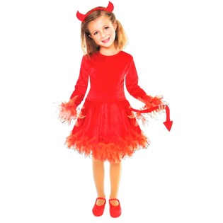 DISFRAZ DE DIABLO PARA NI&Ntilde;OS - TALLA 128