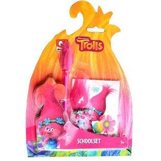 SET DE ESCRITURA TROLLS SLAMMER 3 PIEZAS (12 uds.)