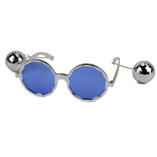 GAFAS DE FIESTA DISCO CON BOLAS DE DISCOTECA (6 uds.)