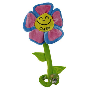 FLOR DE PELUCHE GRANDE, 60 cm - SALOU (27 ud.)