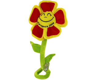 FLOR DE PELUCHE GRANDE, 60 Cm - ZARAGOZA (27 ud.)