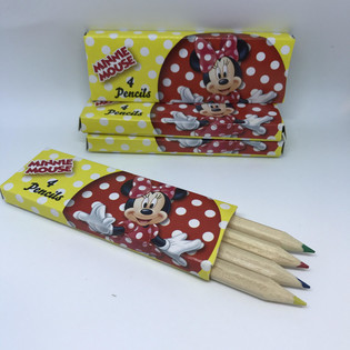 Disney - Minnie Mouse Caja con 4 Mini L%pices de Colores (48 uds.)
