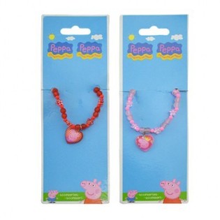 PULSERAS INFANTILES PEPPA PIG (24 ud.)