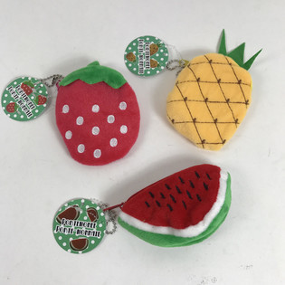 MONEDEROS DE FRUTAS PARA NI&Ntilde;OS (9 uds.)