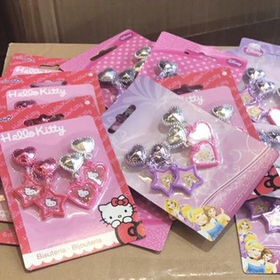 Sets de Pendientes Disney para Ni&ntilde;os - 2 Pares (48 uds.)
