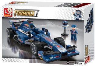 Coche de Carreras F1 Azul Sluban M38-B0353 (1 ud.)