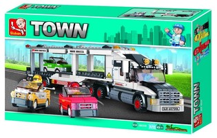 Cami&oacute;n Transportador de Coches Sluban M38-B0339 (1 ud.)
