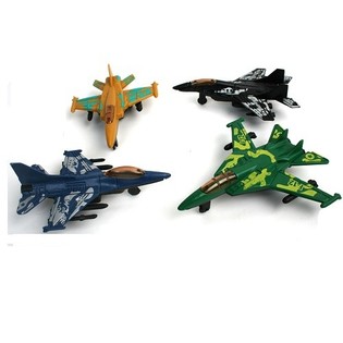AVI&Oacute;N F-16 CAMUFLAJE PULL BACK (48 uds.)