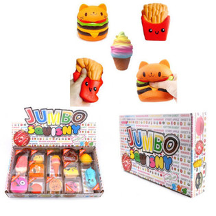 Squishies JUMBO en Expositor (12 uds.) - Antiestr&eacute;s Arom&aacute;ticos