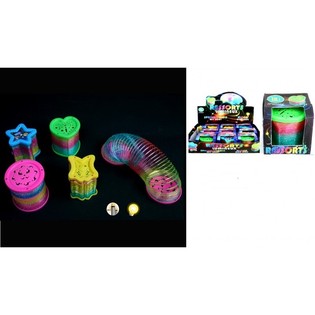 MUELLES SALTARINES LED LUMINOSOS EN EXPOSITOR (12 uds.)