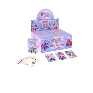 MINI CARTAS DE JUEGO &ndash; MODELO: SUPER GIRLS EN EXPOSITOR (24 uds.)