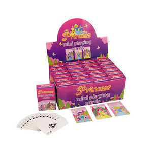 MINI BARAJAS DE CARTAS – MODELO: PRINCESS EN EXPOSITOR (24 uds.)