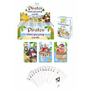 MINI CARTAS DE JUEGO – MODELO: PIRATAS EN EXPOSITOR (24 uds.)
