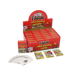 MINI CARTAS DE JUEGO &ndash; MODELO GRANJA EN EXPOSITOR (24 uds.)