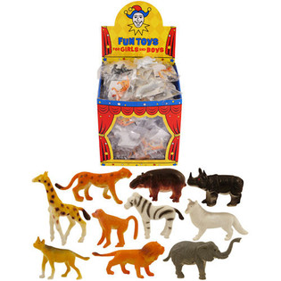 ANIMALES DE LA SELVA PARA T&Oacute;MBOLA EN EXPOSITOR (84 uds.)