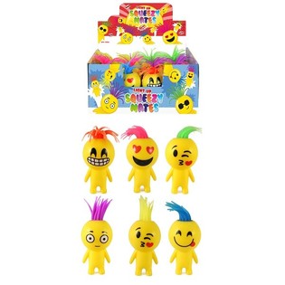 Mu&ntilde;ecos Smiley Squeezy con Luz en Display (12 uds.)