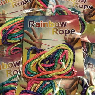 RAINBOW ROPE - Cuerdas de Arco&iacute;ris Multicolores (12 uds.)