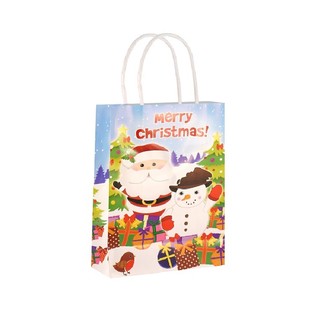 Bolsas de Regalo MERRY CHRISTMAS 14x21x7 cm (24 uds.)