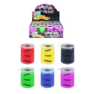 Slime de colores en barril en expositor (12 uds.)