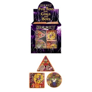 JUEGOS DE PACIENCIA &ndash; MODELO: HALLOWEEN EN EXPOSITOR (96 uds.)
