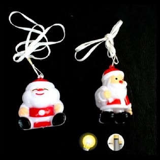 COLLAR PAP&Aacute; NOEL LED LUMINOSO (48 uds.)