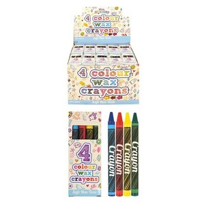 Sets de 4 Ceras de Colores en Expositor (120 uds.)