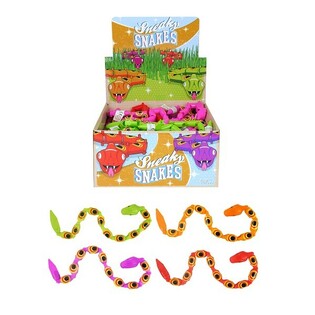 Serpientes de Juguete Flexibles, 35 cm en Expositor (48 uds.)