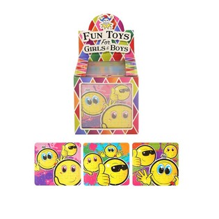 PUZLE SMILEY &ndash; 13 x 12 cm &ndash; EN EXPOSITOR (108 uds)