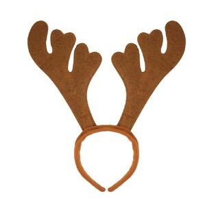 Diadema de Reno de Navidad - Marrón (24 uds.)