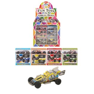 Coche de Carreras 3D para Montar con Motor de Fricci&oacute;n (60 uds.)