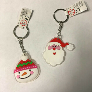 LLAVEROS DE NAVIDAD (12 uds.)