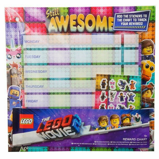 TABLA DE RECOMPENSAS LEGO CON PEGATINAS LEGO (24 uds.)