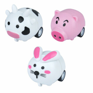 Animales de Granja Pull-Back en Expositor (48 uds.)