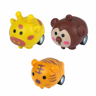 Animales de la Selva Pull Back en Display (48 uds.)