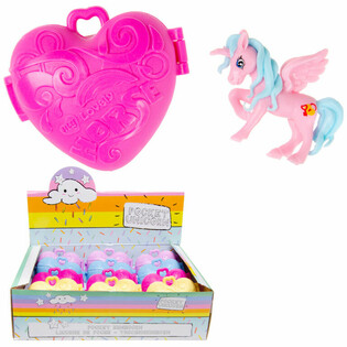 UNICORNIO DE BOLSILLO - EN CAJA DE CORAZ&Oacute;N (12 uds.)