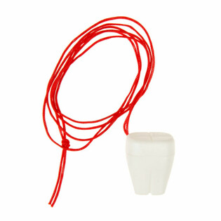 CAJITA PARA DIENTES BLANCA CON CORDÓN (12 uds.)