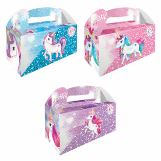 CAJA MEN&Uacute; &ndash; UNICORNIO &ndash; 22.5 x 9.5 x 18 cm (12 uds.)