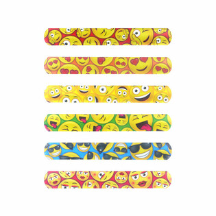 PULSERA SLAP - SMILEY (120 uds.)