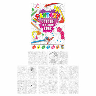 Libro de Colorear por N&uacute;meros para Ni&ntilde;as (48 uds.)
