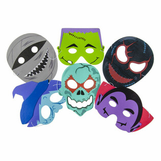 Mix de M&aacute;scaras de Espuma Terror&iacute;ficas (60 piezas)
