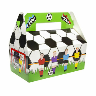 Cajas de Men&uacute; F&uacute;tbol - 22.5 x 12 x 9.5 cm (24 uds.)