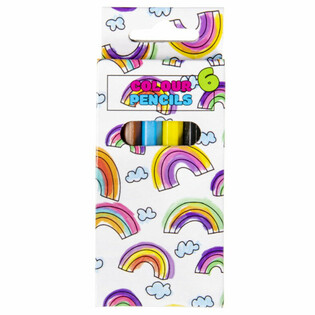 Set de 6 L&aacute;pices de Colores - Arco&iacute;ris (24 uds.)