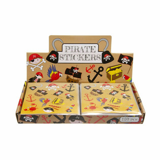 Pegatinas Divertidas de Piratas (120 Unidades)