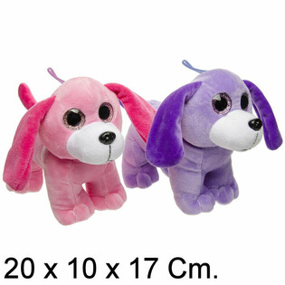 Perros de Peluche Adorables - 20 cm - Colores Mezclados (6 unidades)