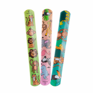 Pulsera de Bofetada Animales Salvajes (36 uds.)