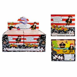 Puzzle de Piratas 48 Piezas - Expositor Completo (12 Unidades)